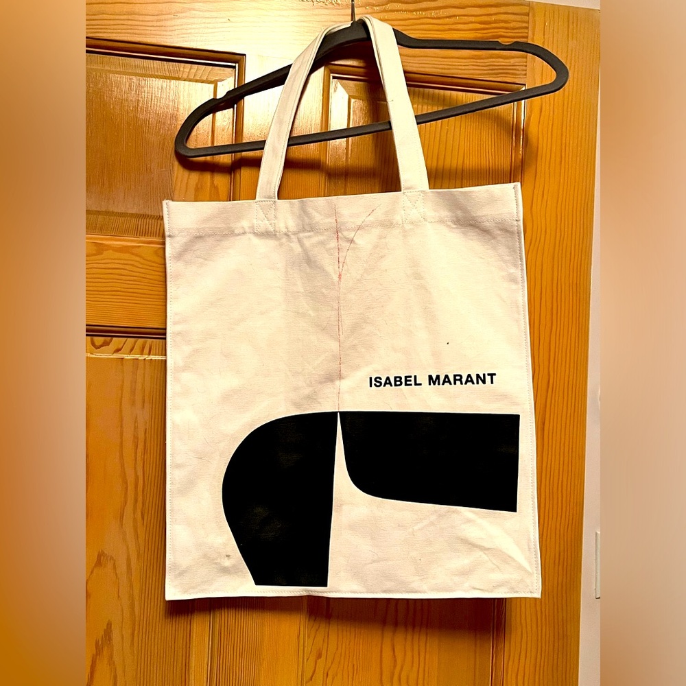 ISABEL MARANT CANVAS SHOPPING BAG